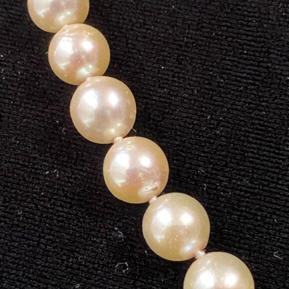 30" ENDLESS STRAND OF 77 NEAR ROUND NATURAL FRESH WATER PEARLS - APPRAISAL - Picture 3 of 4